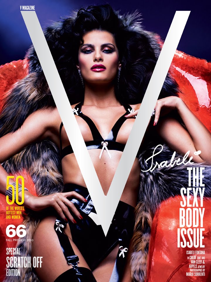 V Magazine Fall Preview 2010 cover photo Mario Sorrenti stylist Andrew Richardson model Isabeli Fontana