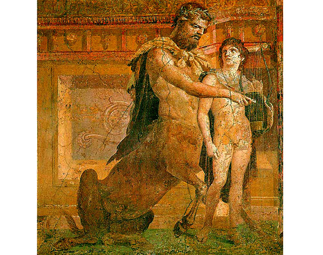 Chiron_instructs_young_AchillesAncient_Roman_frescox633_0